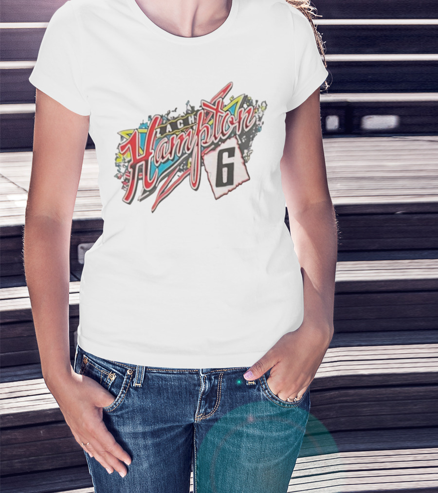 Zach Hampton 6 Vibrant Indiana Style Retro Graffiti T-Shirt