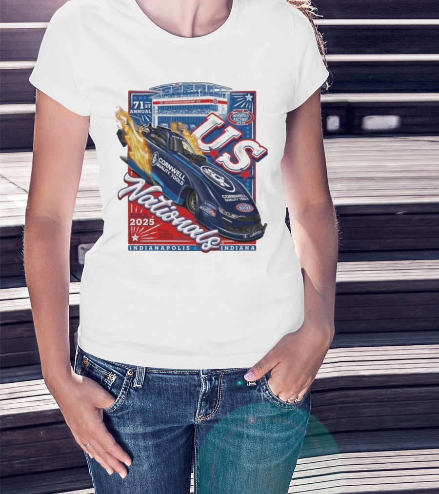71st Annual Cornwell Quality Tools U.S. Nationals 2025 Indianapolis Raceway Park Indiana Event T-Shirt