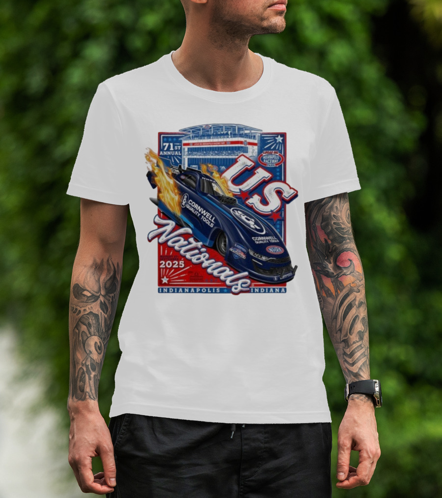 71st Annual Cornwell Quality Tools U.S. Nationals 2025 Indianapolis Raceway Park Indiana Event T-Shirt