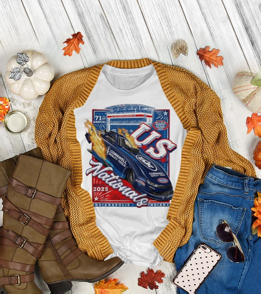 71st Annual Cornwell Quality Tools U.S. Nationals 2025 Indianapolis Raceway Park Indiana Event T-Shirt