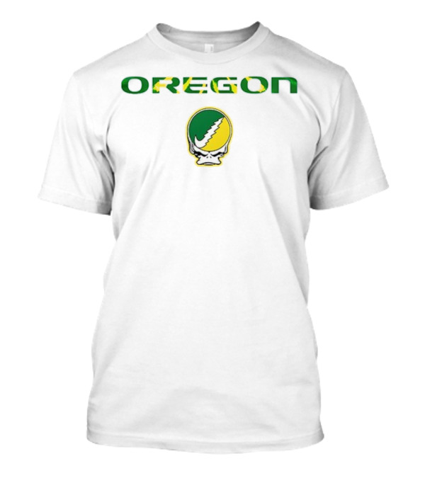 Grateful Dead Oregon Skull Flash Ducks T-Shirt