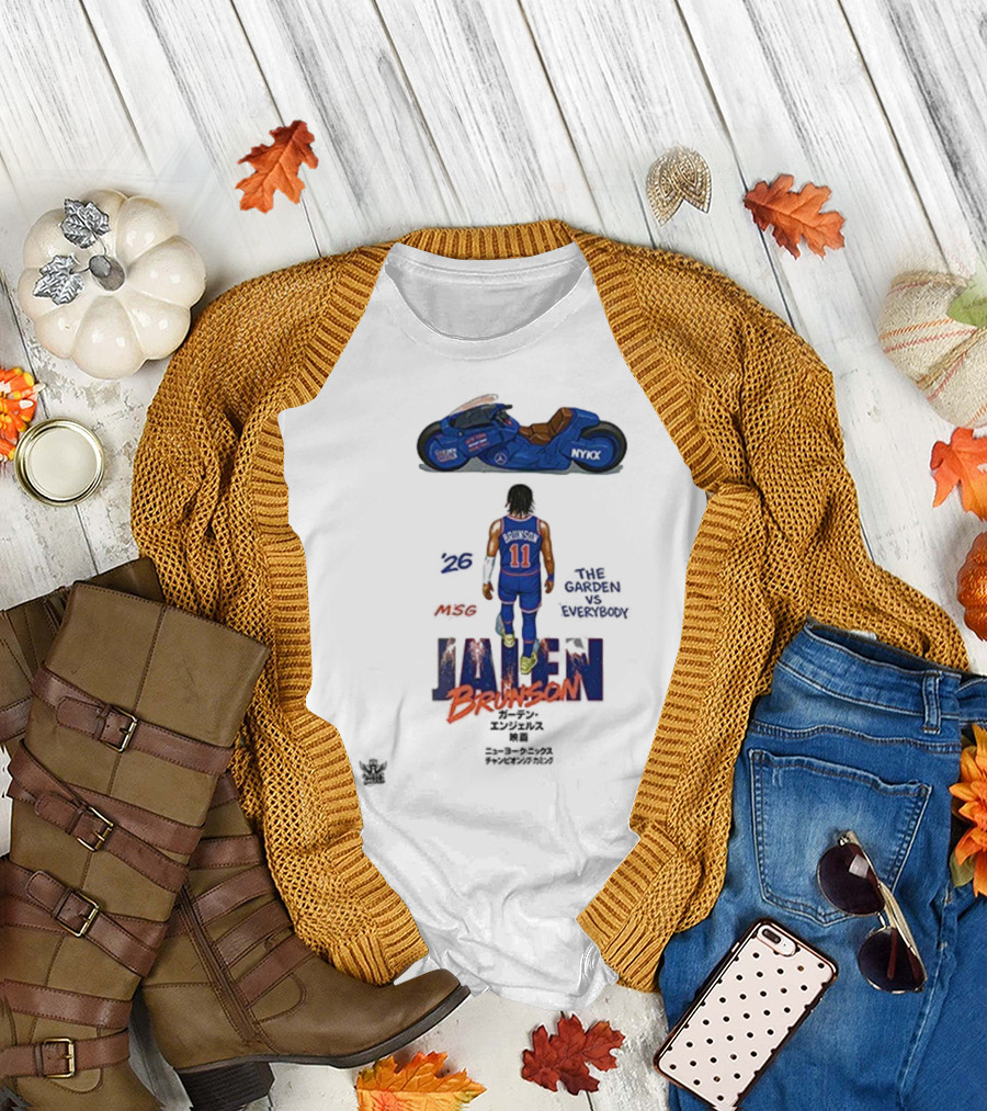 New York Knicks Jalen Brunson NYKX The Garden Vs Everybody T-Shirt