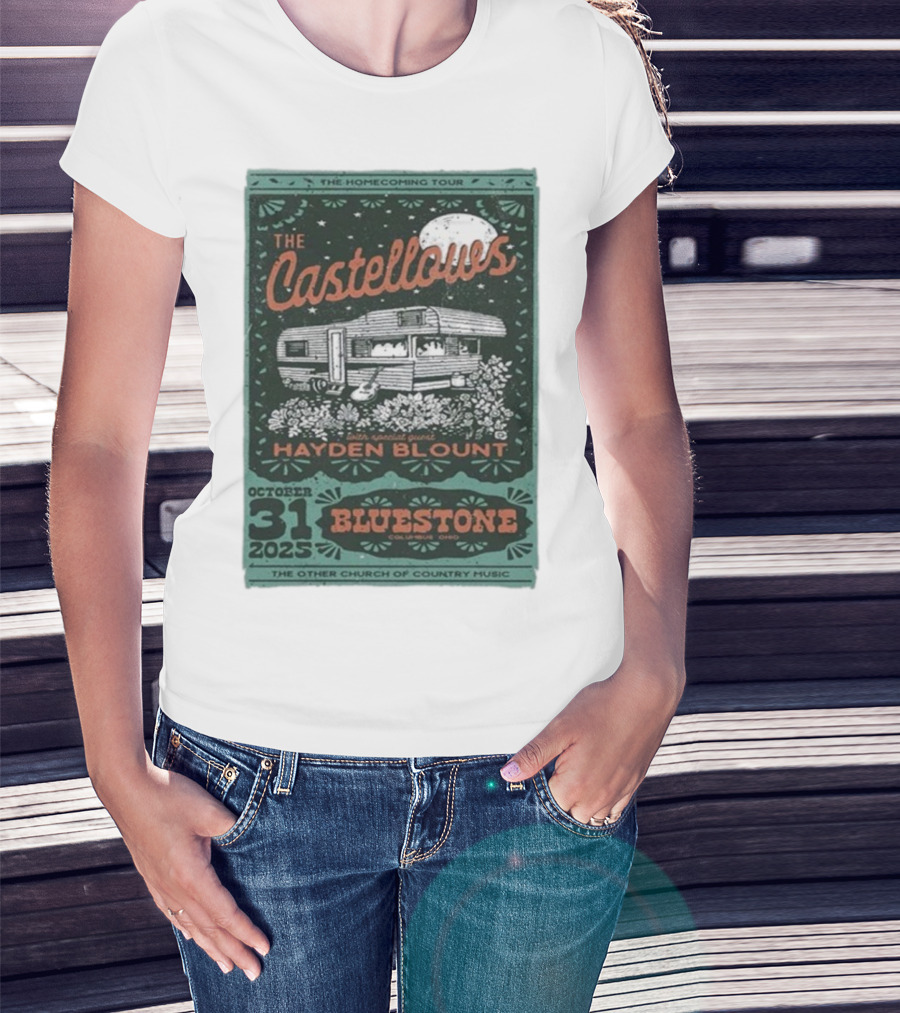 The Castellows Homecoming Tour Hayden Blount Bluestone Columbus October 31 2025 T-Shirt