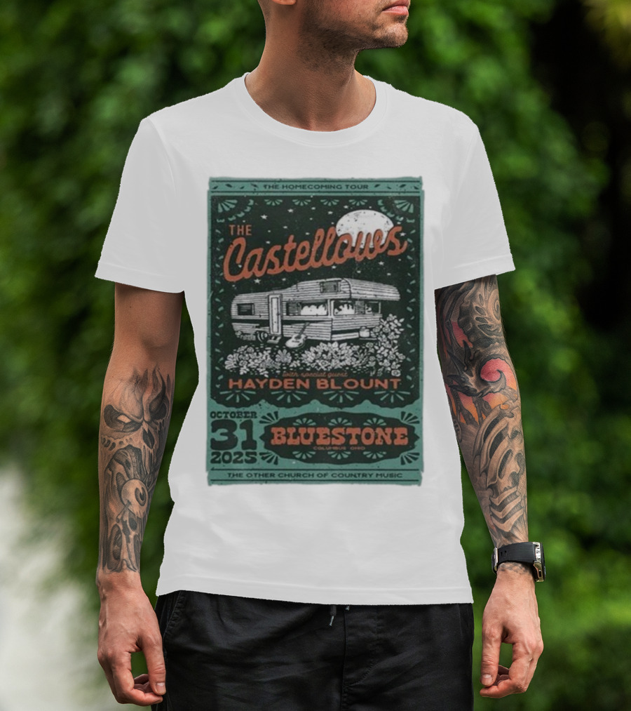 The Castellows Homecoming Tour Hayden Blount Bluestone Columbus October 31 2025 T-Shirt