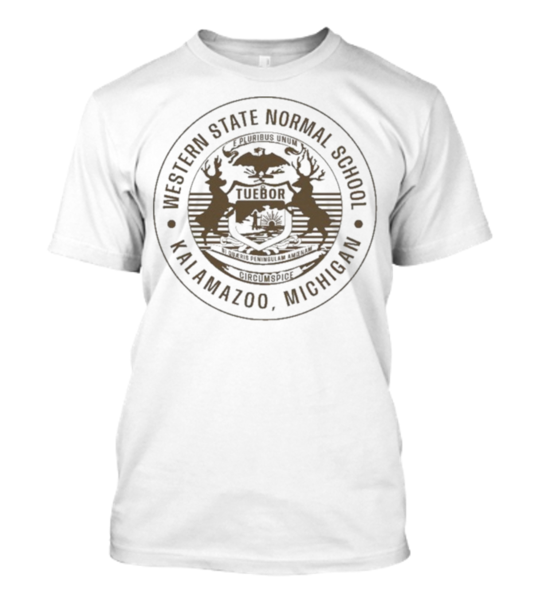 Western State Normal School Seal Kalamazoo Michigan Tuebor T-Shirt