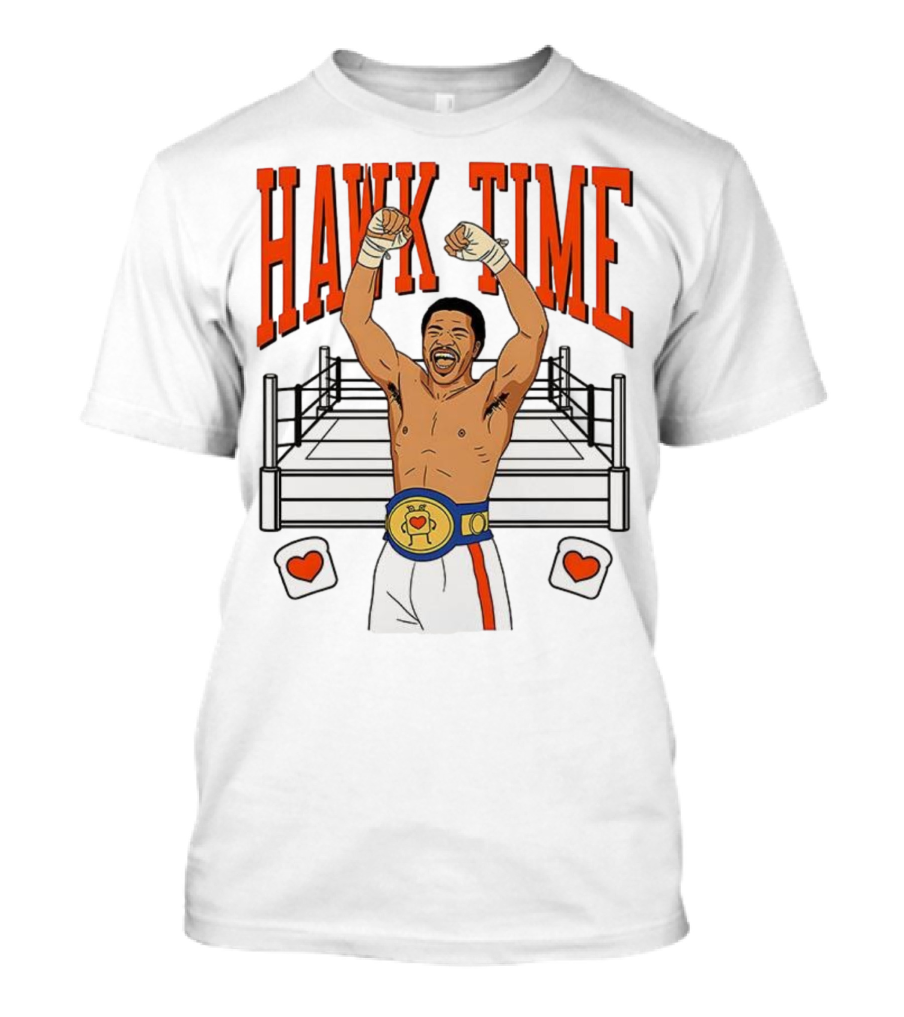 Hawk Time Aaron Pryor Champion Boxer Ring Victory T-Shirt