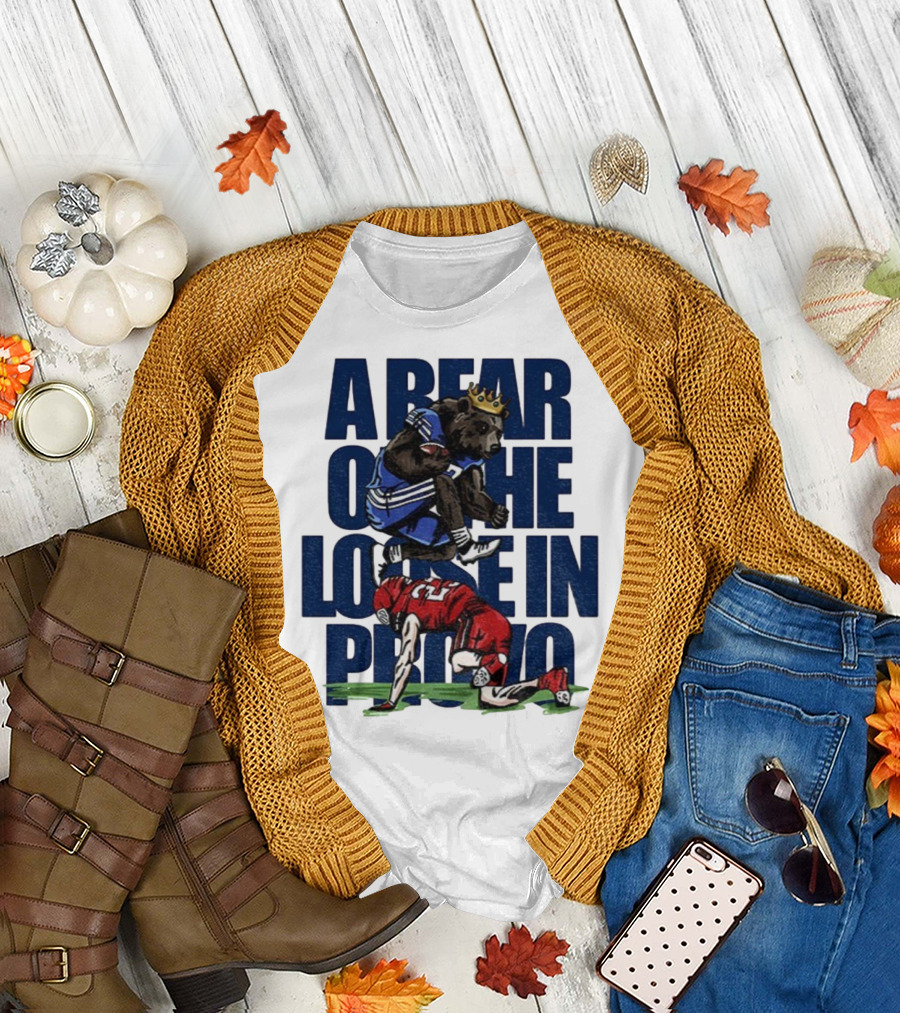A Bear on the Loose in Provo Jump Over Kansas City Chief T-Shirt
