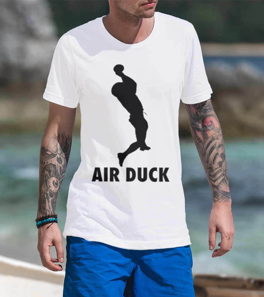 Air Duck Dunk Silhouette Jordan Parody T-Shirt