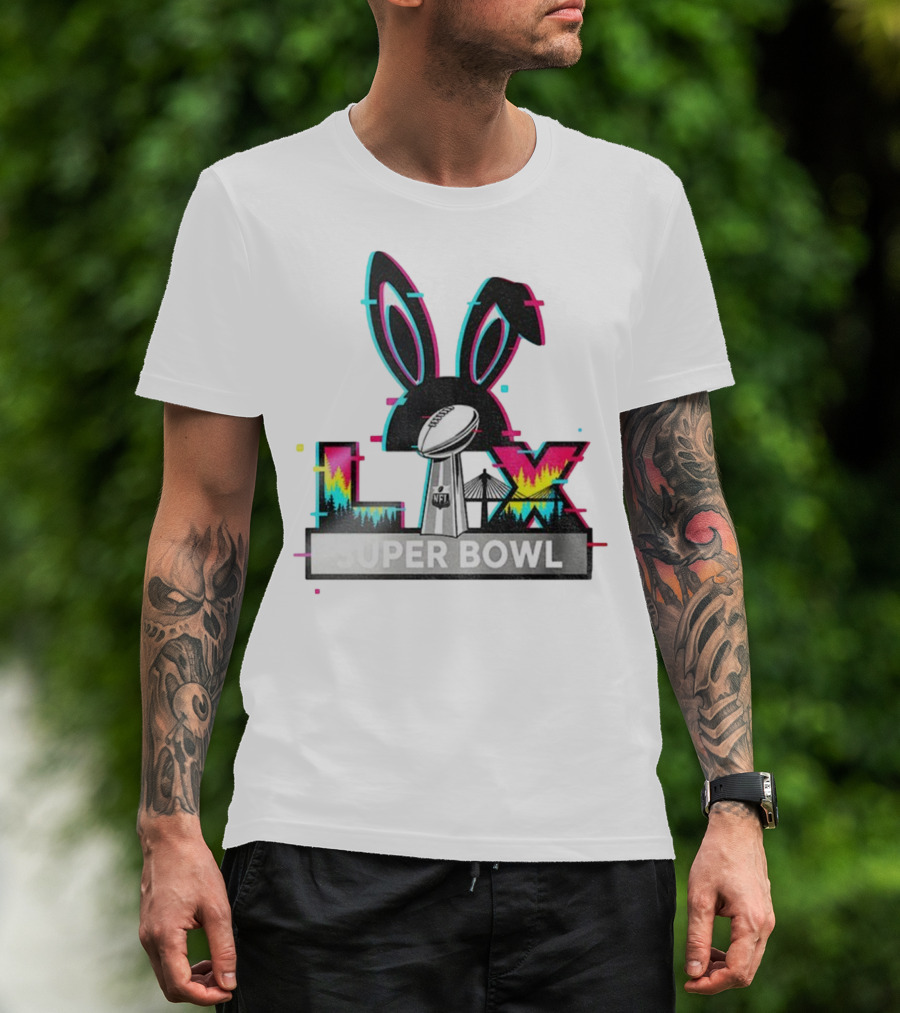 Bad Bunny LVI Super Bowl NFL Halftime Show LAX Stadium T-Shirt
