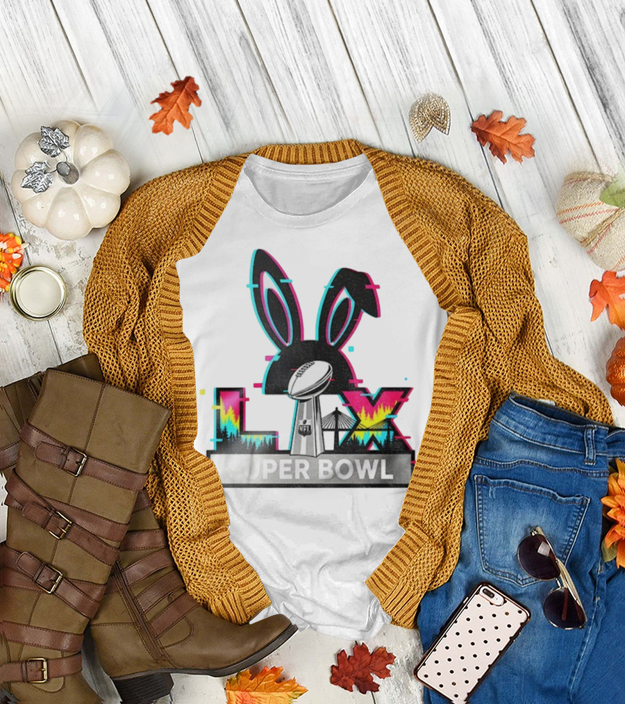 Bad Bunny LVI Super Bowl NFL Halftime Show LAX Stadium T-Shirt