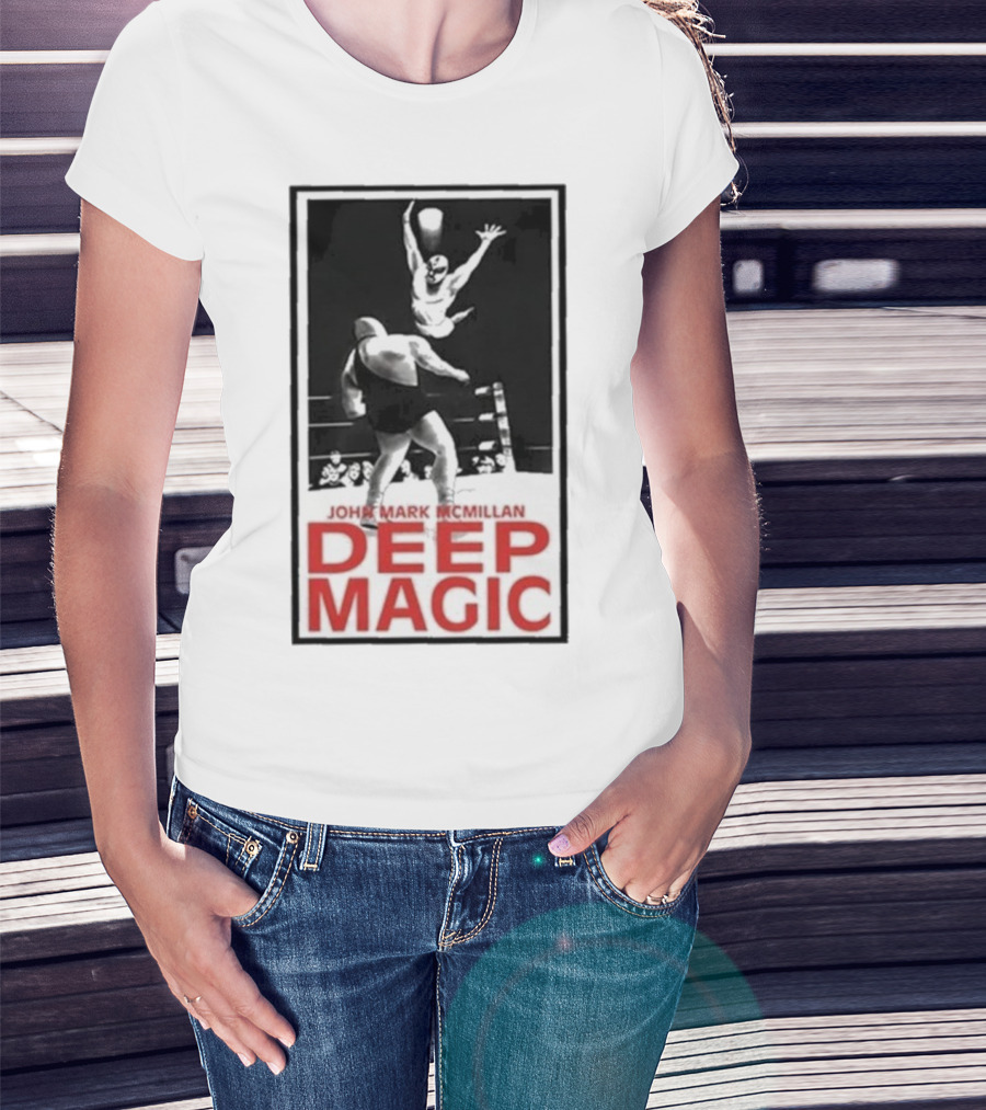 John Mark McMillan Deep Magic Wrestling Illustration T-Shirt