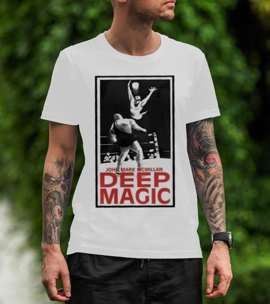 John Mark McMillan Deep Magic Wrestling Illustration T-Shirt