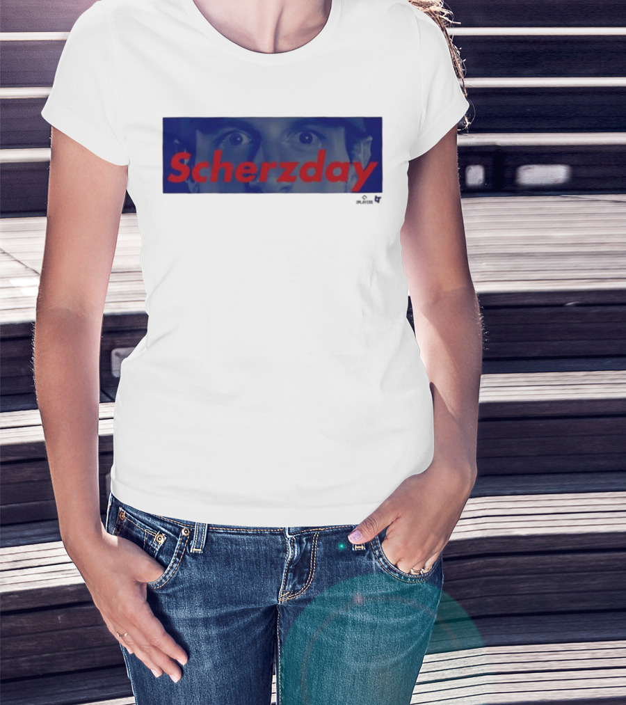 Max Scherzer Scherzday Eyes Toronto Blue Jays T-Shirt
