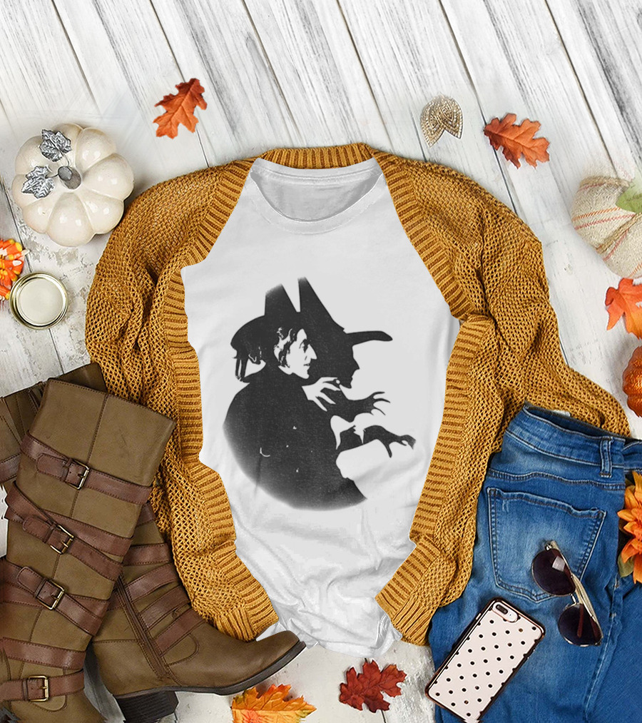 Wicked Witch of the West Silhouette Halloween Oz Wizard T-Shirt