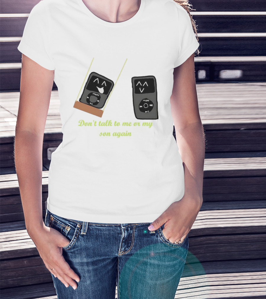 Don’t Talk To Me Or My IPod Again Cute Drawing T-Shirt