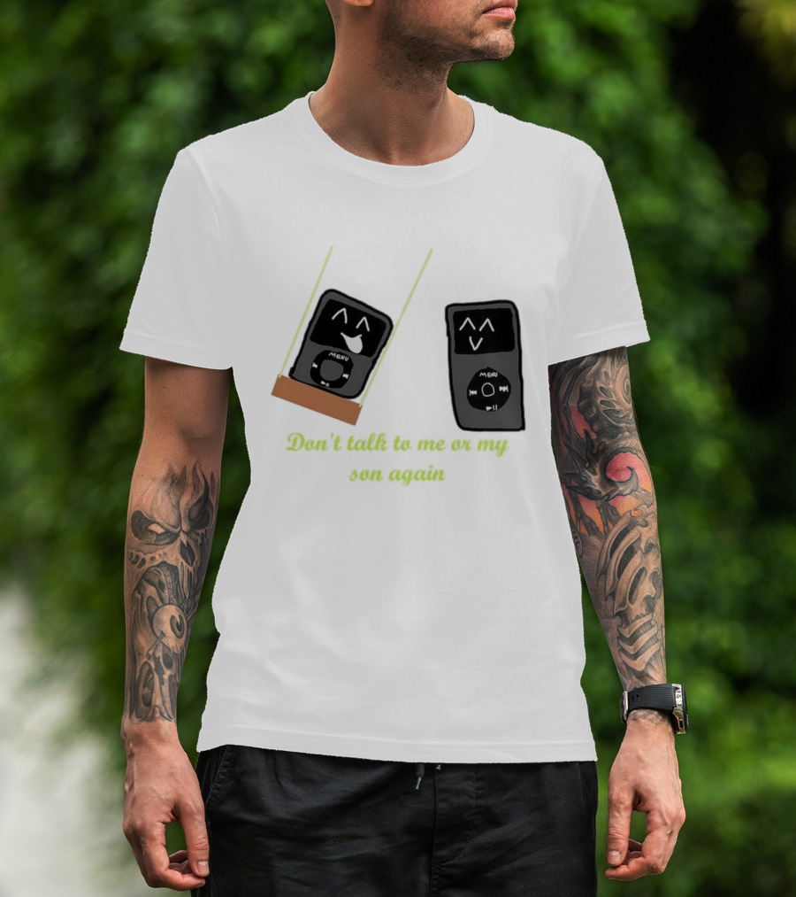 Don’t Talk To Me Or My IPod Again Cute Drawing T-Shirt