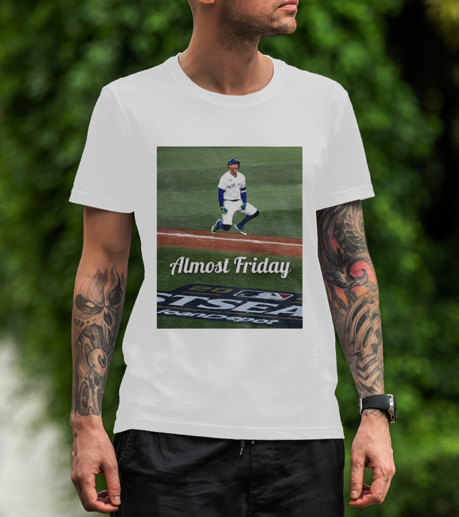 Almost Friday George Springer Jump Toronto Blue Jays Baseball Playoffs T-Shirt