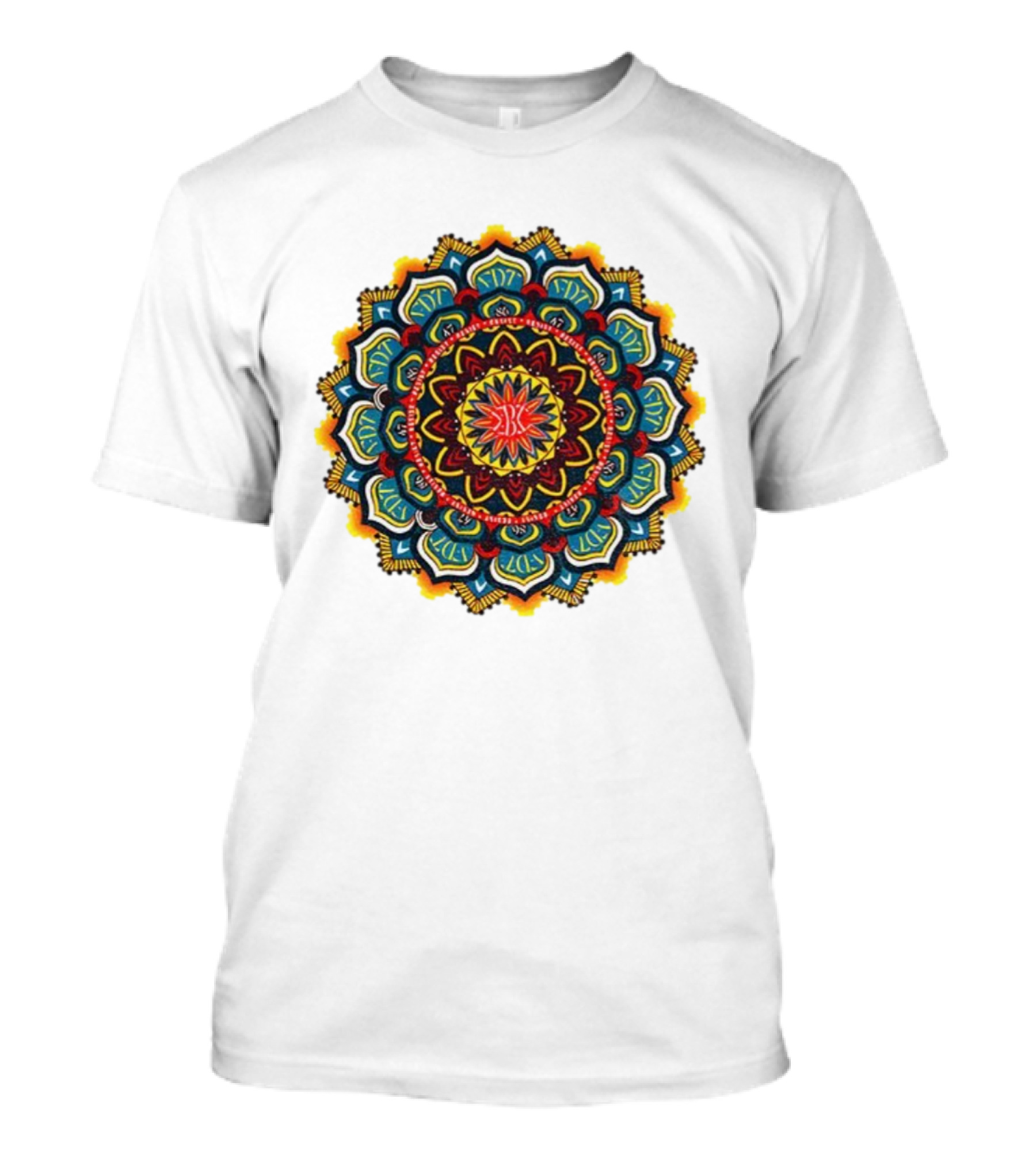 Mandala FDT Anti Trump Feminist Flower Pattern T-Shirt