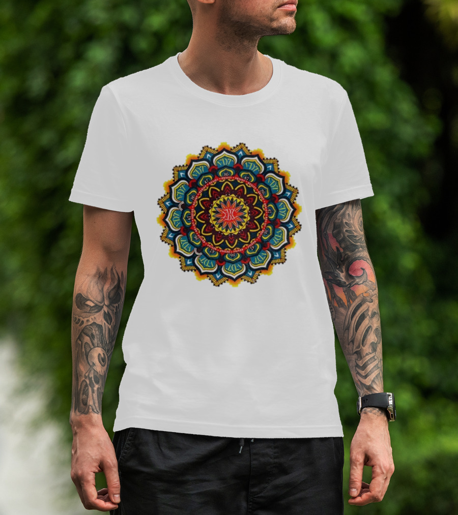 Mandala FDT Anti Trump Feminist Flower Pattern T-Shirt