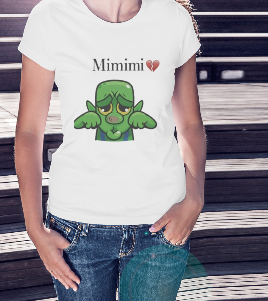 Mimimi Heartbroken Goblin Clash Royale Emojis T-Shirt