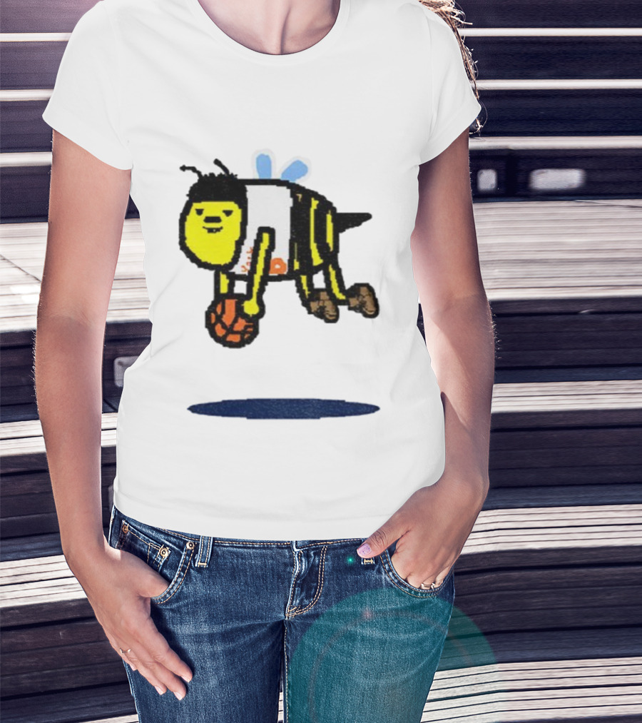 OG Anuno-bee Dribbling Basketball Knicks Paint Style T-Shirt