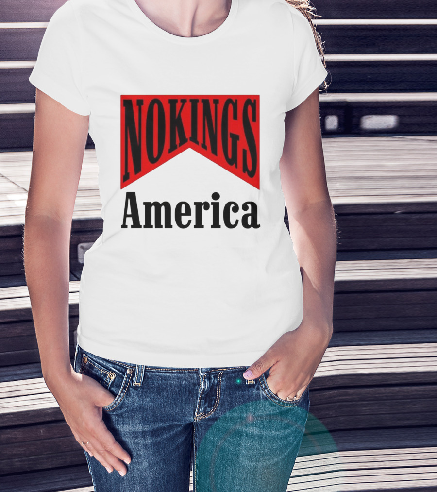 NOKINGS America Medicine Packaging Sarcastic Fashion T-Shirt