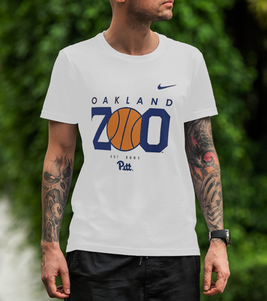 Pitt Oakland Zoo Basketball 2025 Est 2001 Nike T-Shirt
