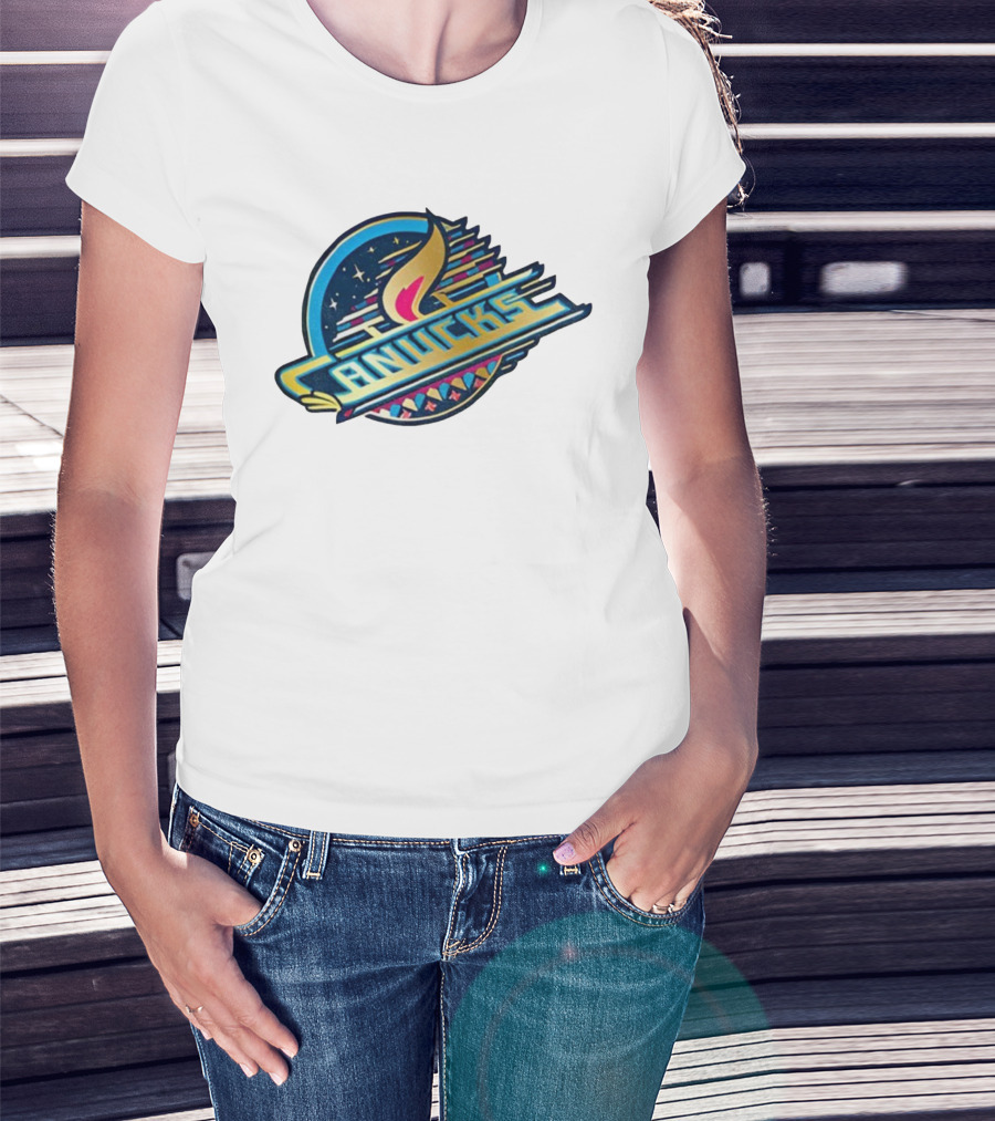 Vancouver Canucks Diwali Celebration NHL Hockey Fan Apparel T-Shirt