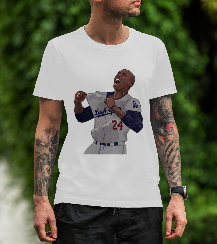 Los Angeles Mamba 24 Dodgers Iconic Tribute T-Shirt