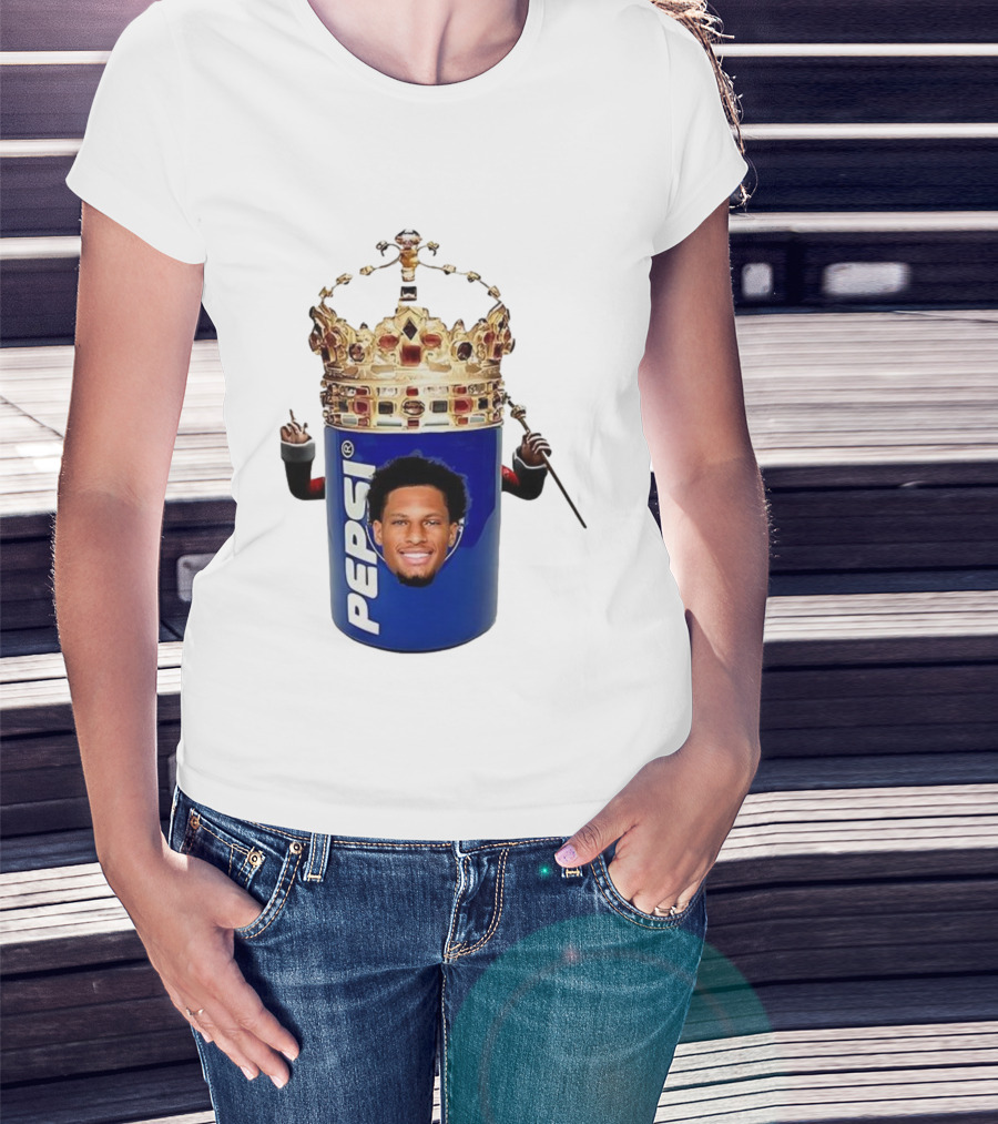 Oronde Gadsden Pepsi Crown Los Angeles Chargers King Parody T-Shirt