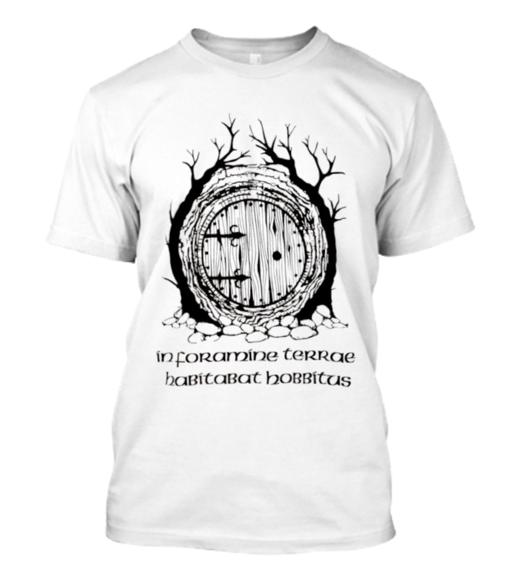 The Hobbit In Foramine Terrae Habitabat Hobbitus T-Shirt
