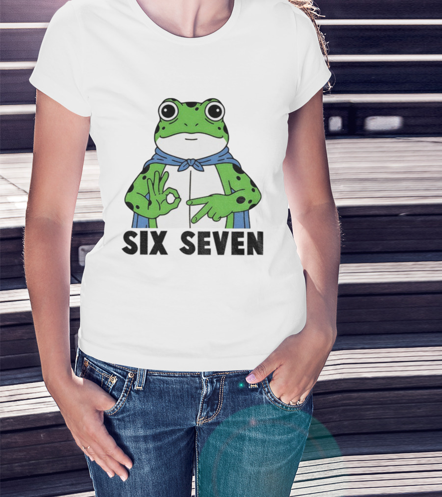 Portland Frog Six Seven Anti Fascism Meme T-Shirt