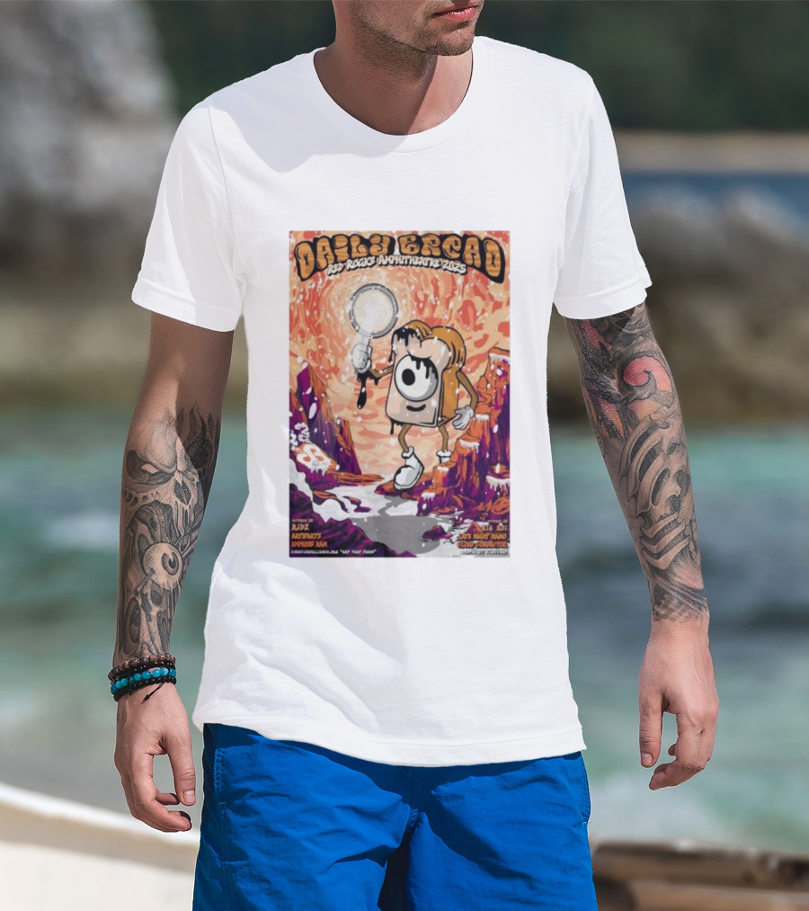 Daily Bread Red Rocks Amphitheatre 2025 By AJD X Notvcts X Professor Paws Featuring Kll Smth X Not Nope X Mux Mool T-Shirt