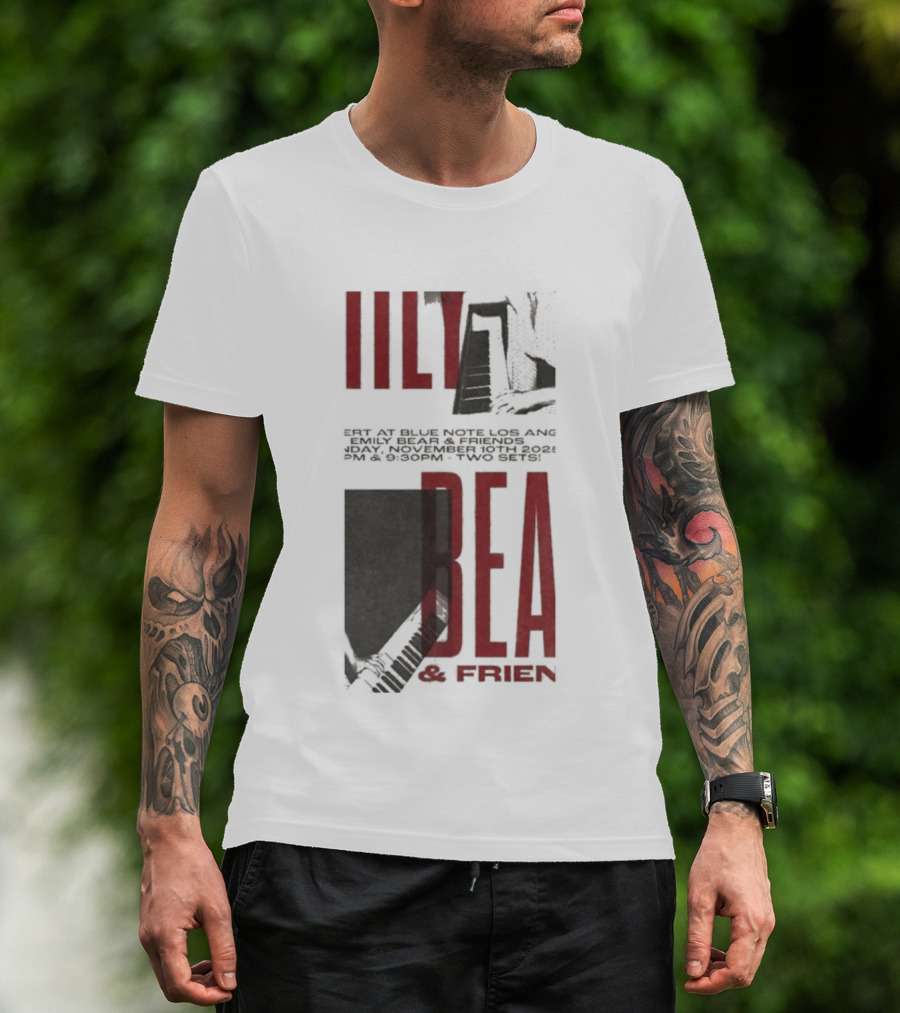 Emily Bear And Friends Live Performance November 10 2025 Blue Note Los Angeles T-Shirt