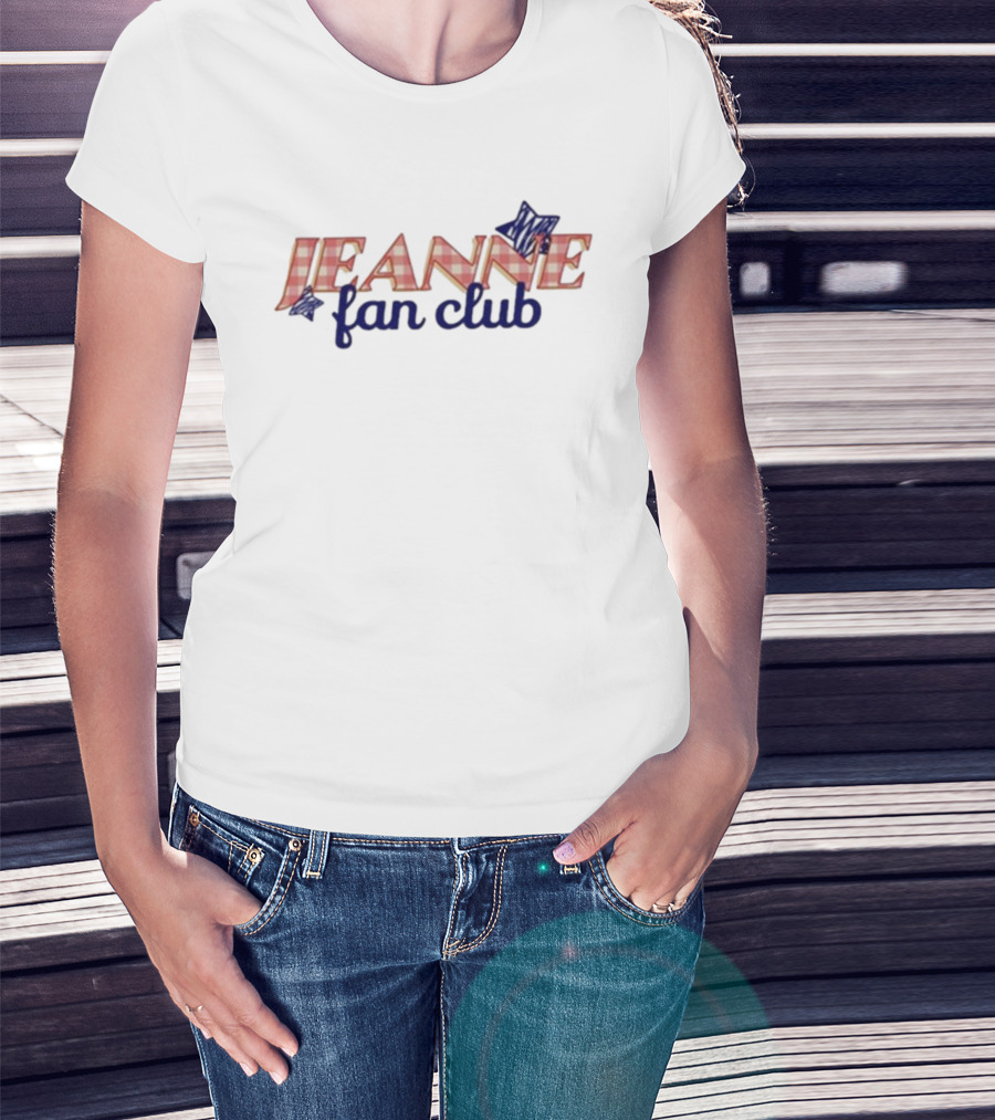 Jeanne Fan Club Star Academy Checkered Butterfly T-Shirt