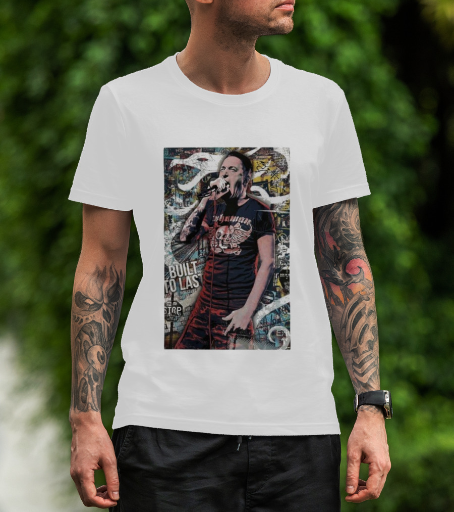 Sick Of It All Built To Last Lou Koller Hardcore Punk NYC Street Art Skull Tattoo T-Shirt