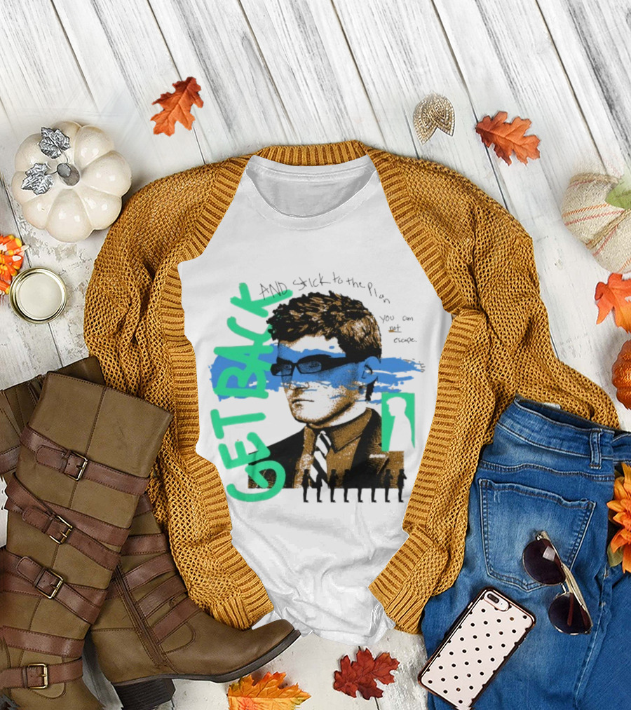 Skibidi Toilet Get Back Secret Agent Stick to the Plan T-Shirt