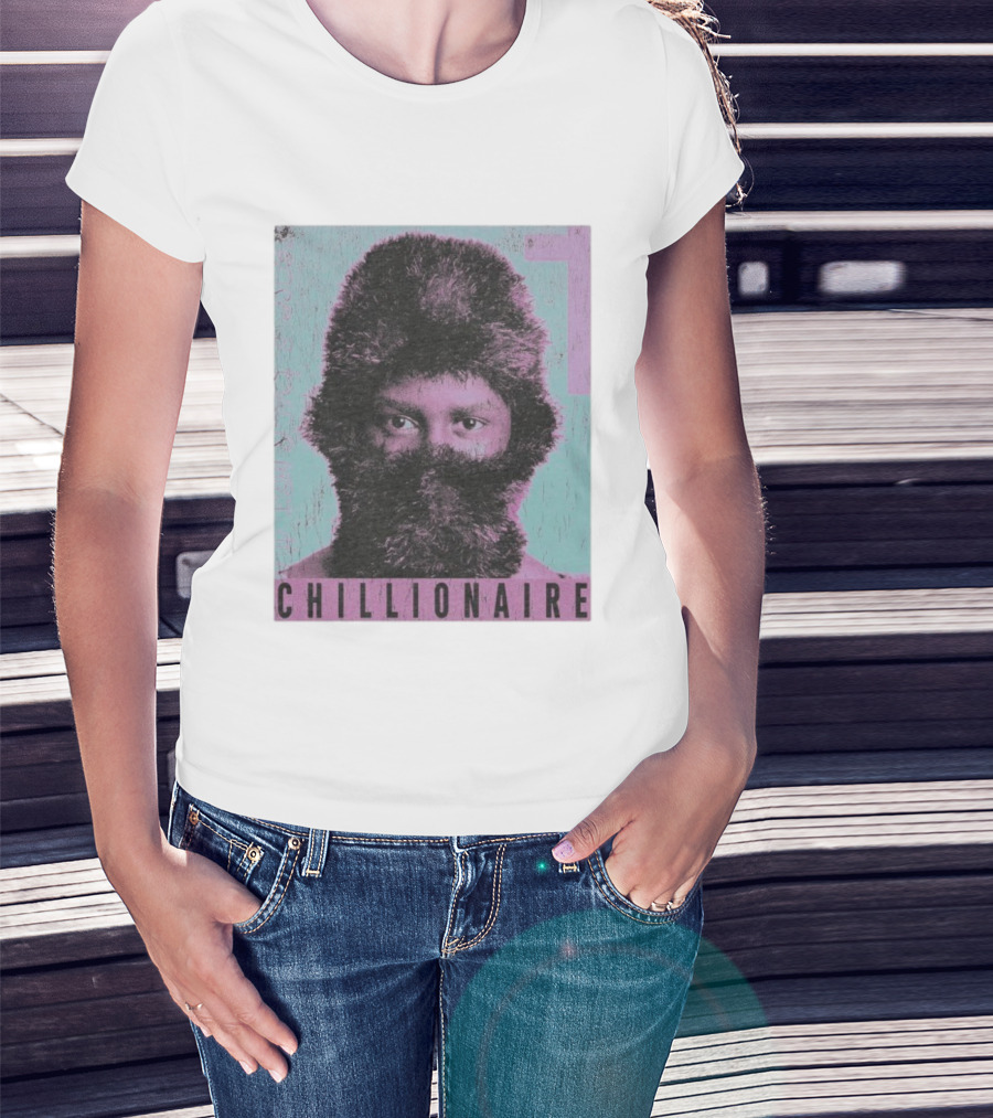 Benny Chill Chillionaire Furry Winter Hat Retro Style T-Shirt