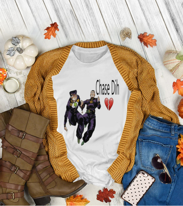 Jojo's Bizarre Adventure Chase Dih Heart Broken Iconic Characters Jump Action T-Shirt