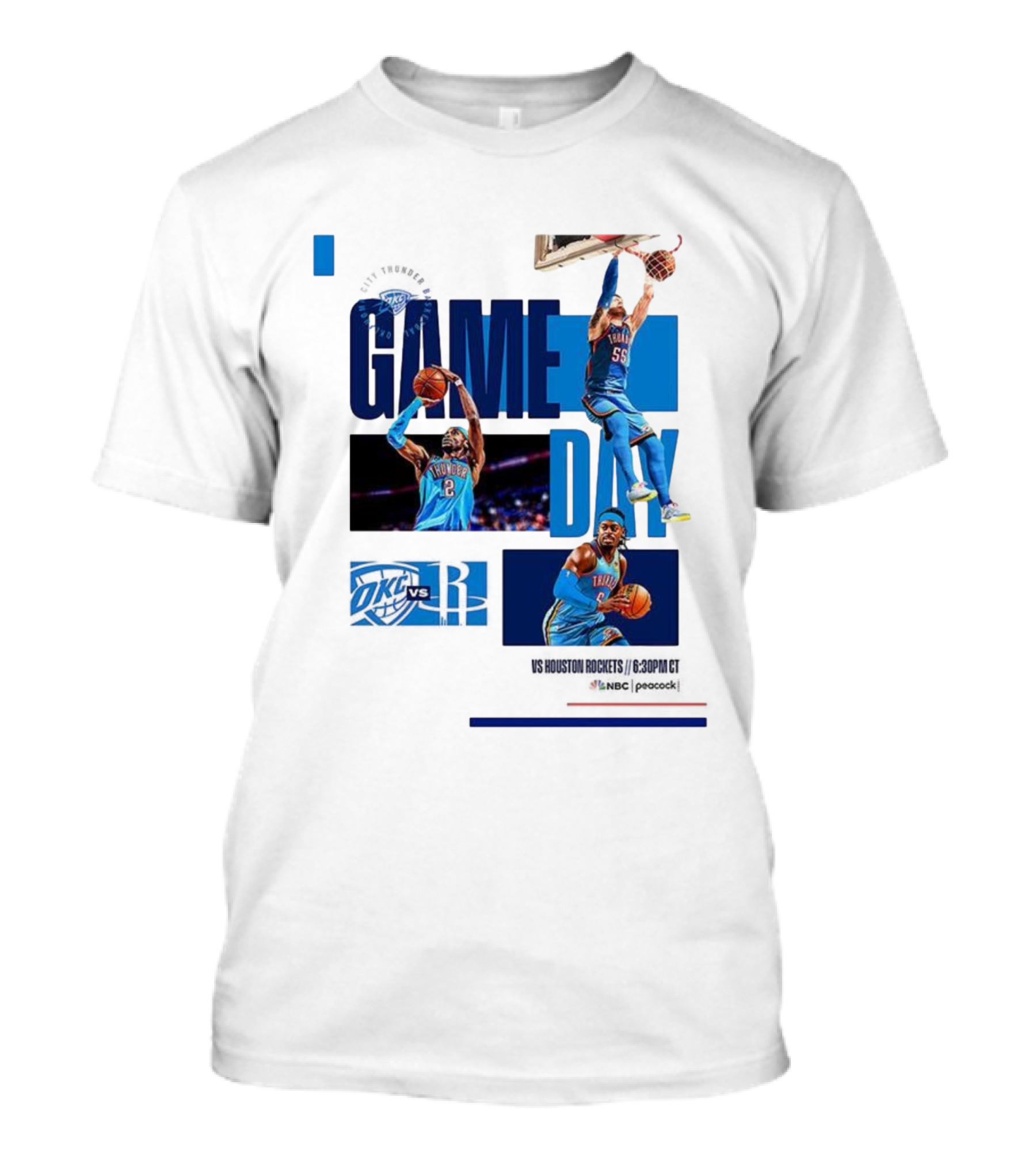 Oklahoma City Thunder Game Day NBA 2025 T-Shirt