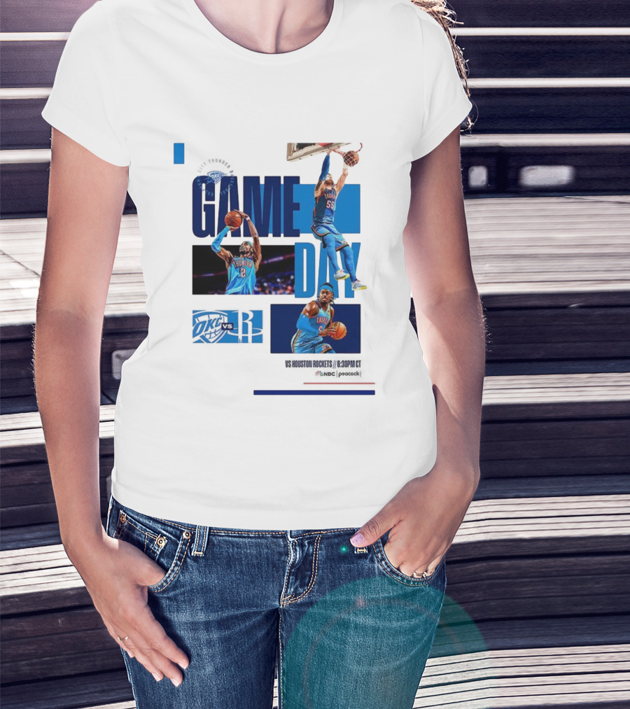 Oklahoma City Thunder Game Day NBA 2025 T-Shirt