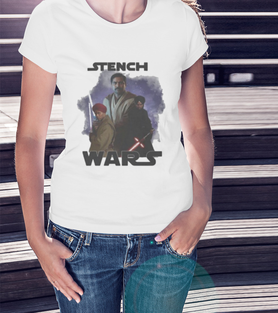 Stench Wars Star Wars Jedi And Sith Lightsaber Battle T-Shirt