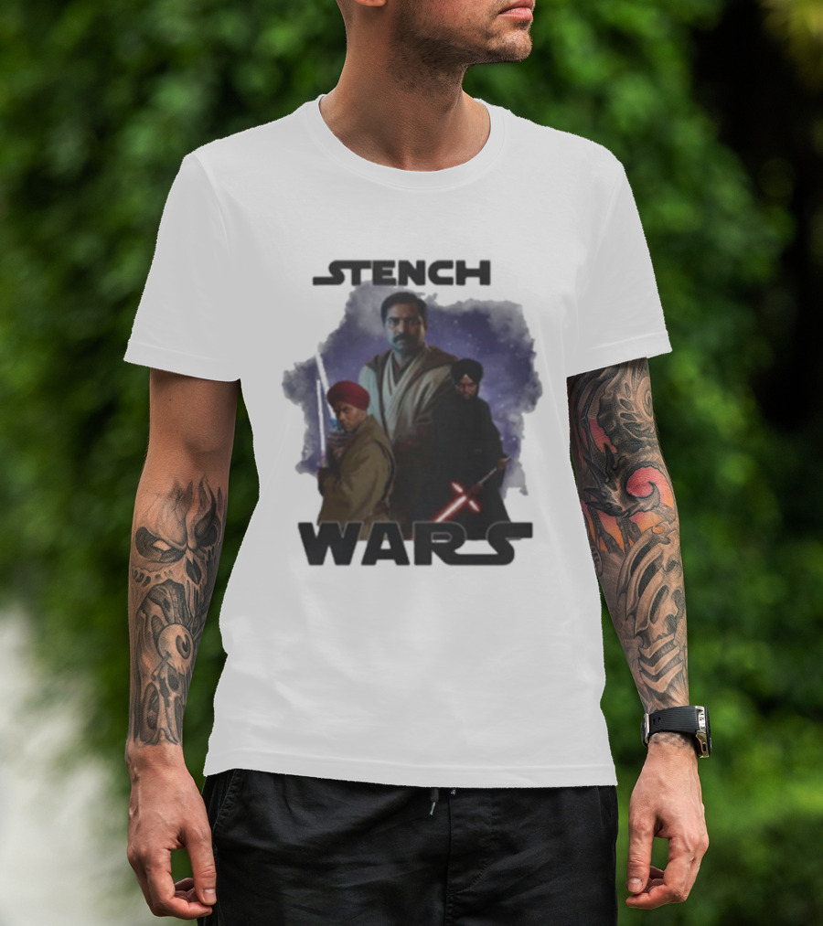 Stench Wars Star Wars Jedi And Sith Lightsaber Battle T-Shirt