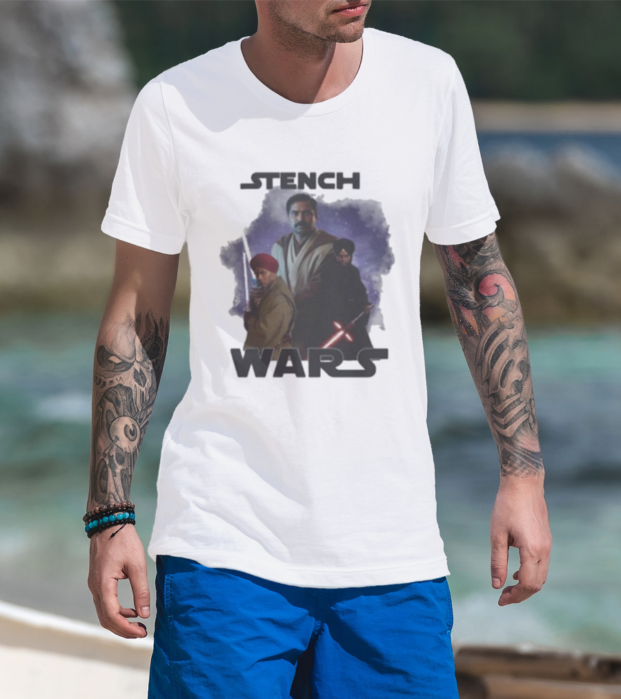 Stench Wars Star Wars Jedi And Sith Lightsaber Battle T-Shirt