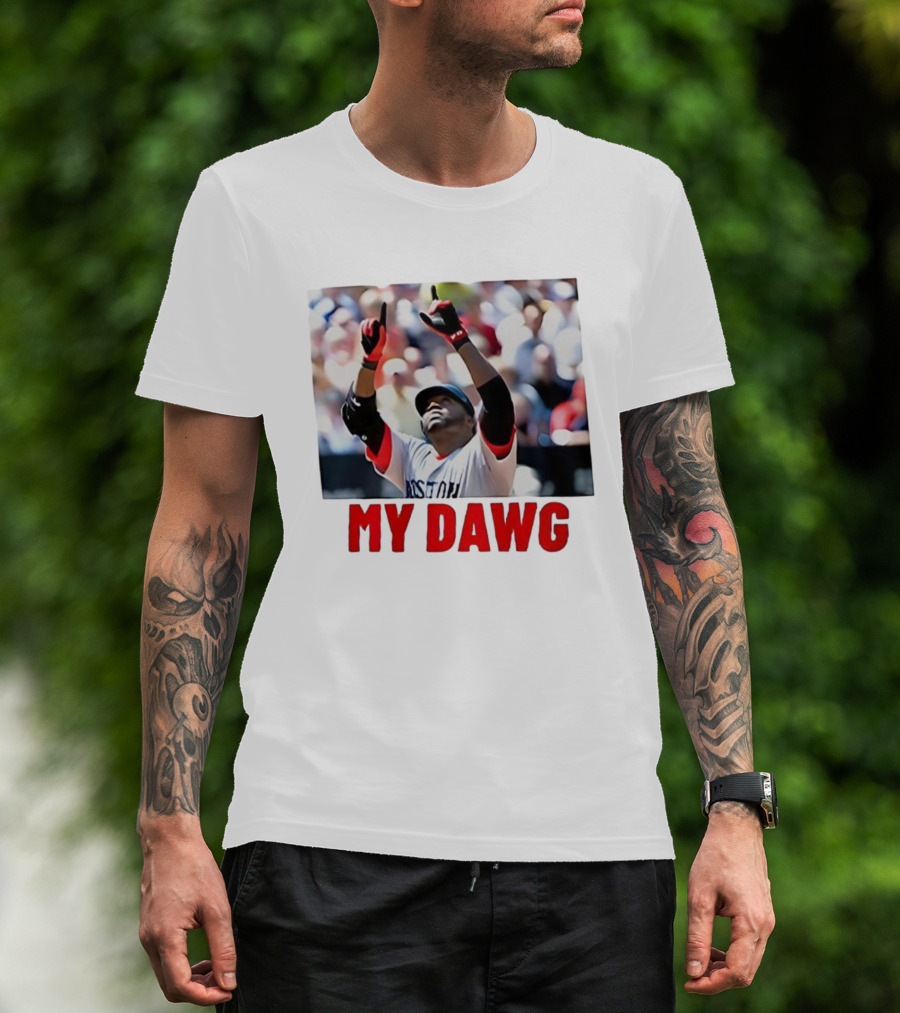 Vladimir Guerrero Jr. David Ortiz My Dawg Toronto Blue Jays Boston Red Sox 2025 T-Shirt