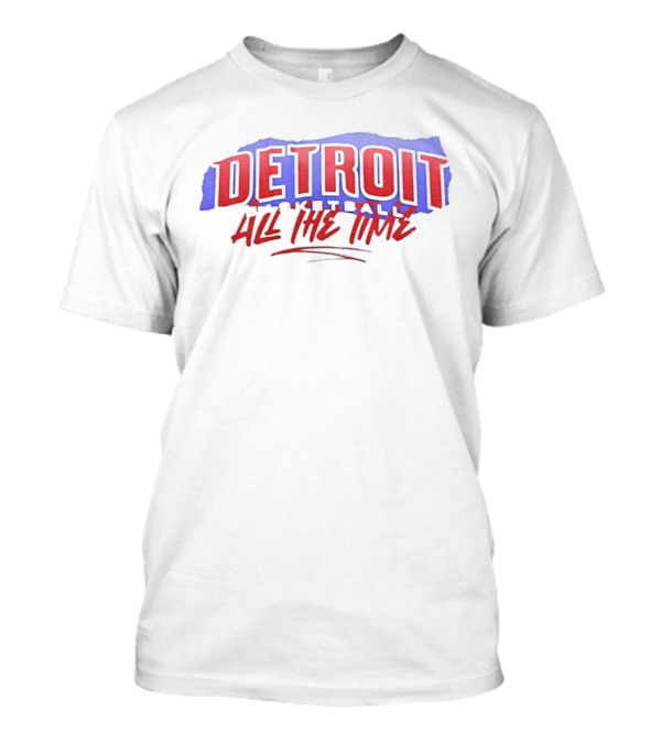 Detroit Pistons Basketball All The Time NBA Playoffs Game Day 2025 T-Shirt
