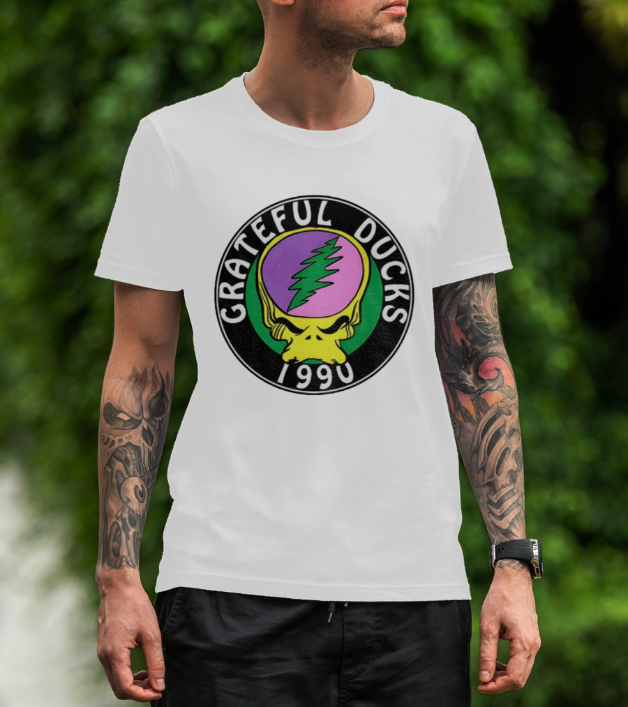 Grateful Ducks 1990 Football Game Day Grateful Dead X Oregon Ducks T-Shirt