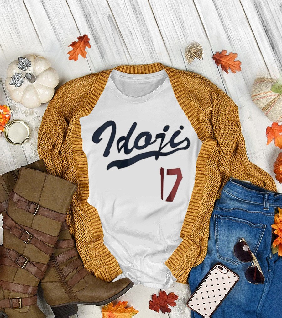 Idoji Shohei Ohtani 17 Los Angeles Dodgers Baseball T-Shirt