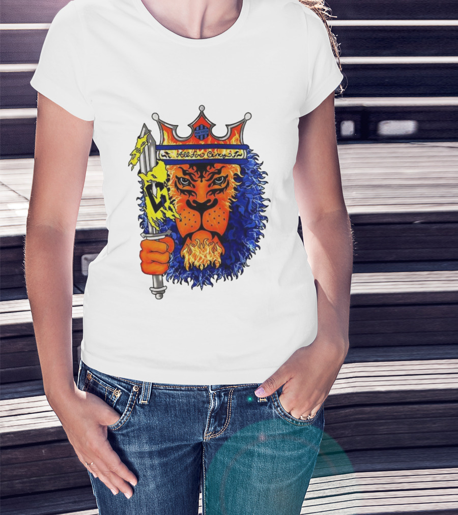 All For Cincy Lion Sword The Pride Crown Flame T-Shirt