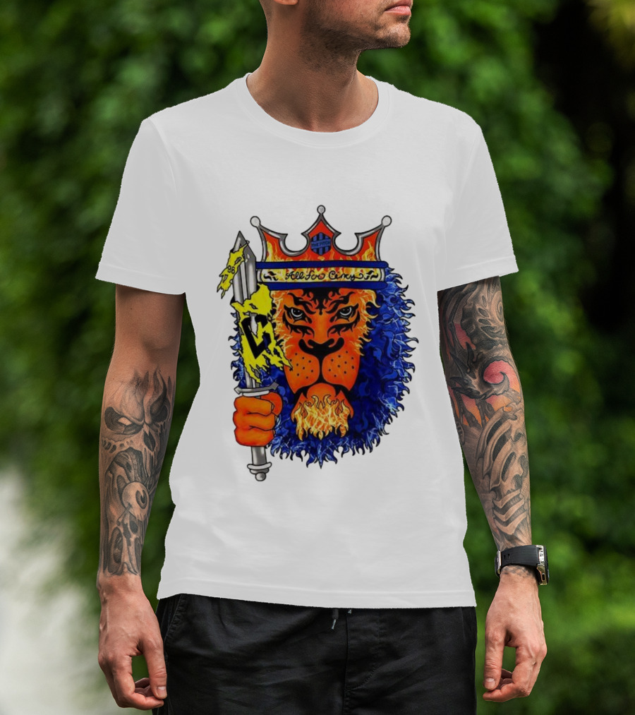 All For Cincy Lion Sword The Pride Crown Flame T-Shirt